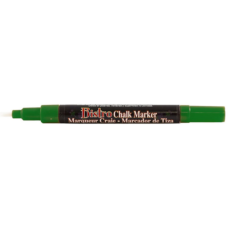 Marvy Uchida® Fine Point Erasable Chalk Markers, Green, 2/Pack (526482GRa)