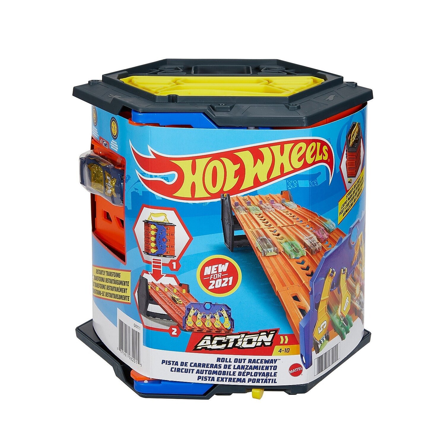 Mattel Hot Wheels Roll Out Raceway, 2/Pack (GYX11)