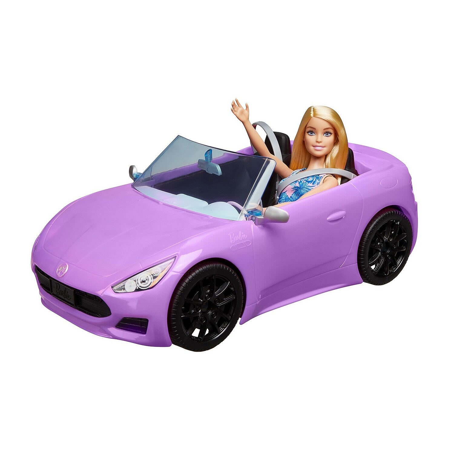 Mattel Barbie Doll and Vehicle, Blonde, 2/Pack (HBY29)