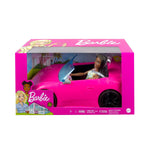 Mattel Barbie Doll and Pink Convertible Car Playset, 2/Pack (HBY30)