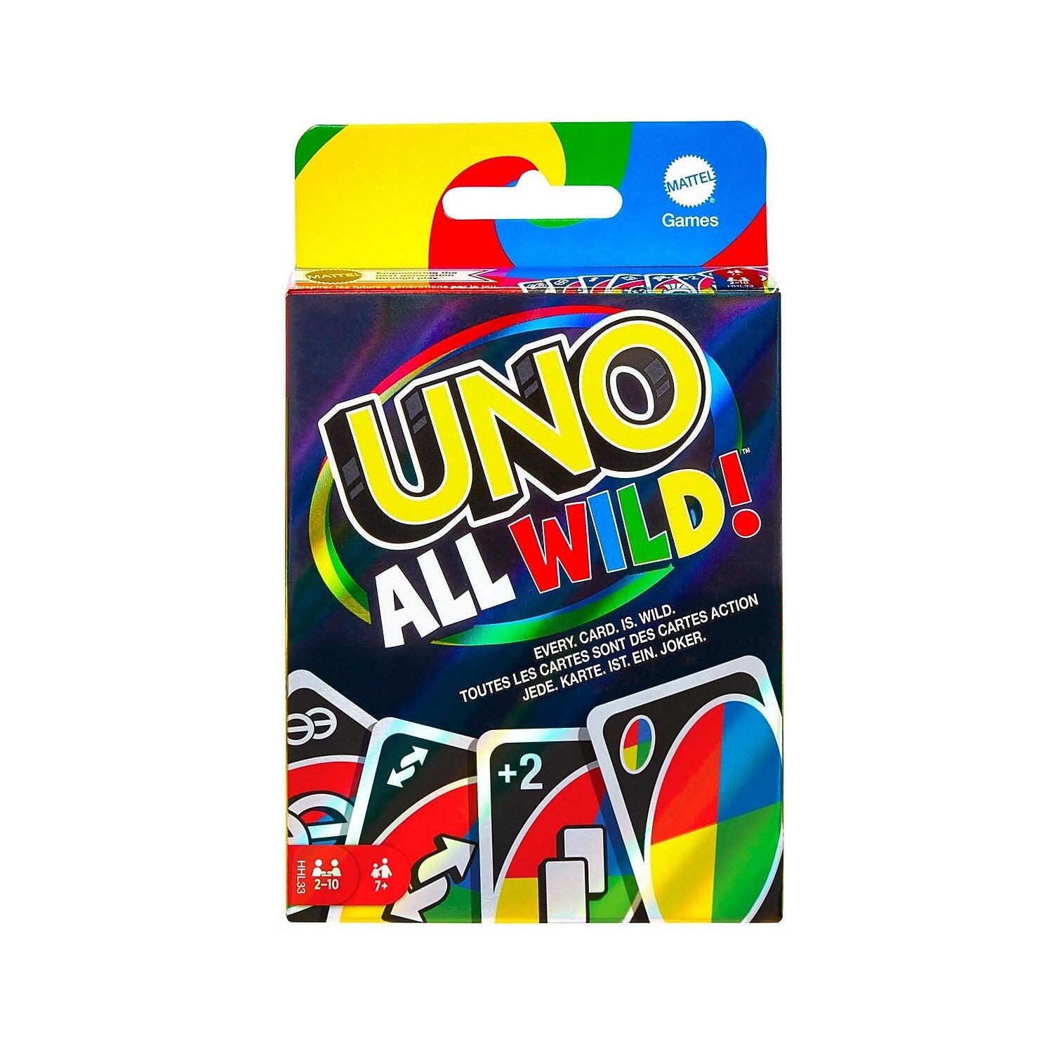 Mattel UNO All Wild Card Game, 12/Pack (HHL33)