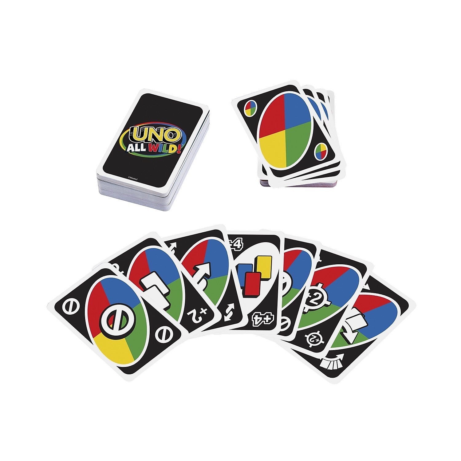 Mattel UNO All Wild Card Game, 12/Pack (HHL33)