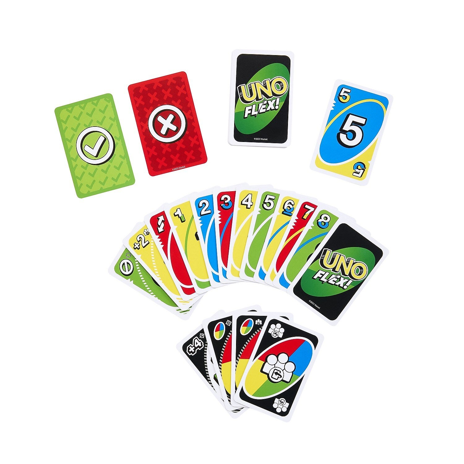 Mattel UNO Flex Card Game, 12/Pack (HMY99)