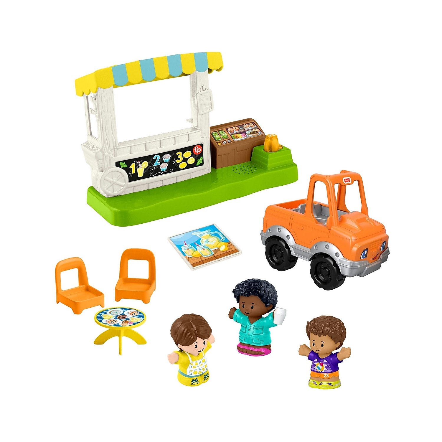 Fisher-Price Little People Lemonade Stand Playset, 2/Pack (HNN99)