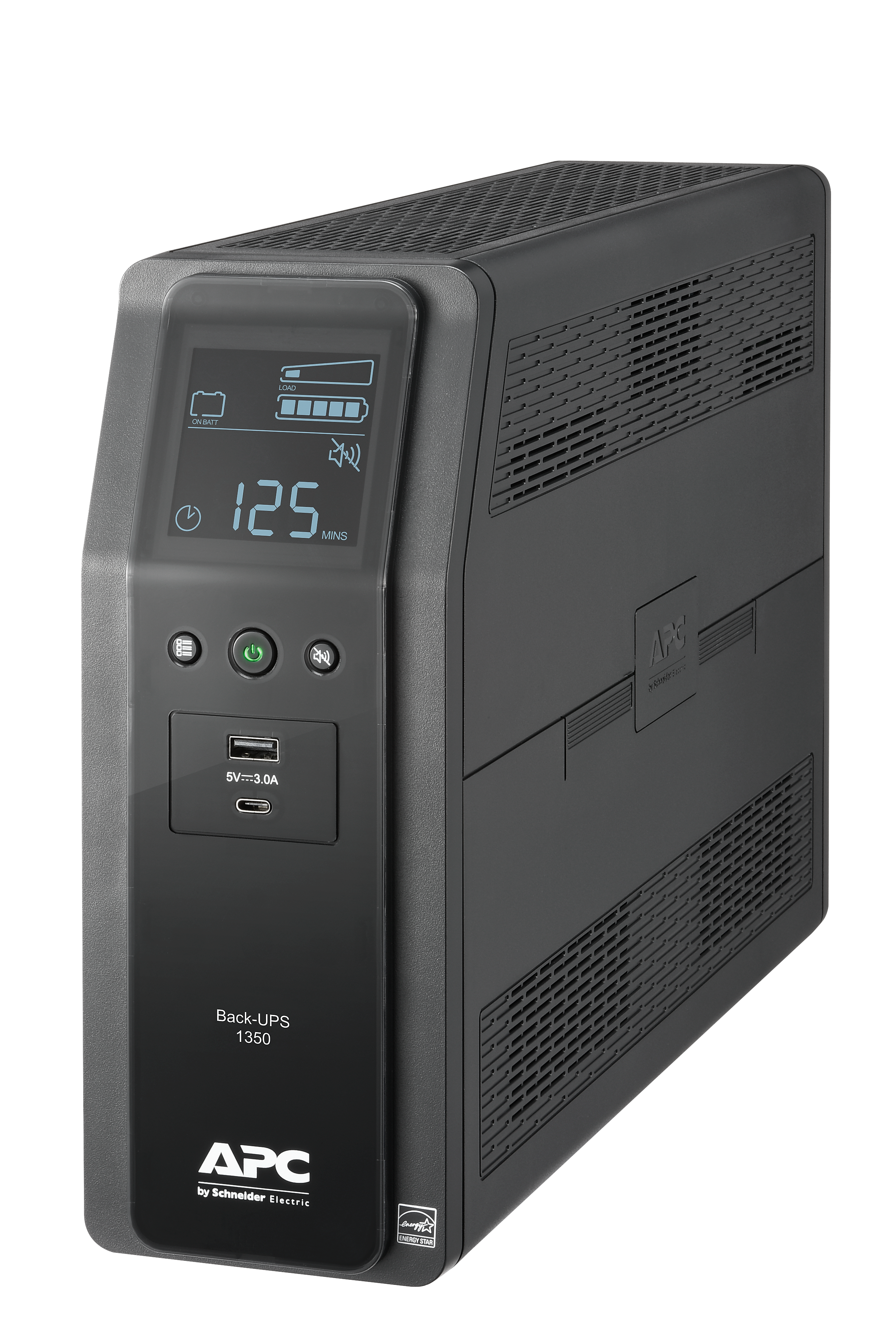 APC Back-UPS Pro BN 1350VA/810 Watts, 10-Outlets, 2 USB Ports, Black (BN1350M2)
