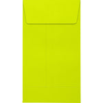 JAM Paper Self Seal #5 1/2 Coin Envelopes, 3 1/8" x 5 1/2", Green, 250/Pack (512CO-L22-250)