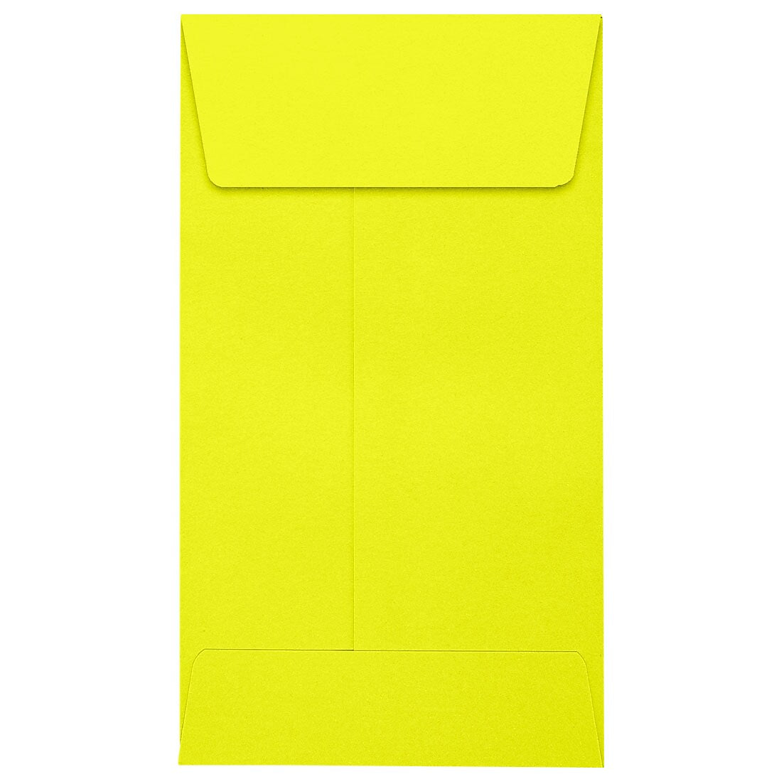 JAM Paper Self Seal #5 1/2 Coin Envelopes, 3 1/8" x 5 1/2", Yellow, 250/Pack (512CO-L20-250)