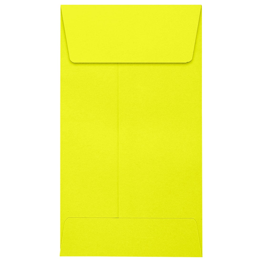 JAM Paper Self Seal #5 1/2 Coin Envelopes, 3 1/8" x 5 1/2", Yellow, 50/Pack (512CO-L20-50)