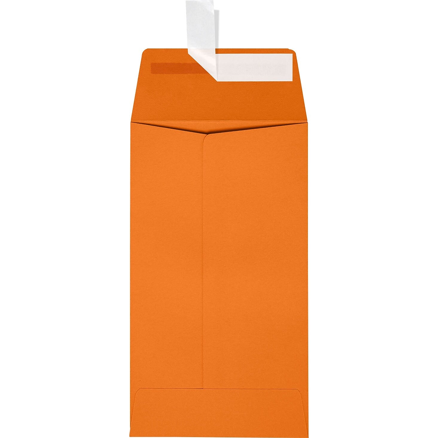 JAM Paper Self Seal #5 1/2 Coin Envelopes, 3 1/8" x 5 1/2", Orange, 250/Pack (512CO-11-250)