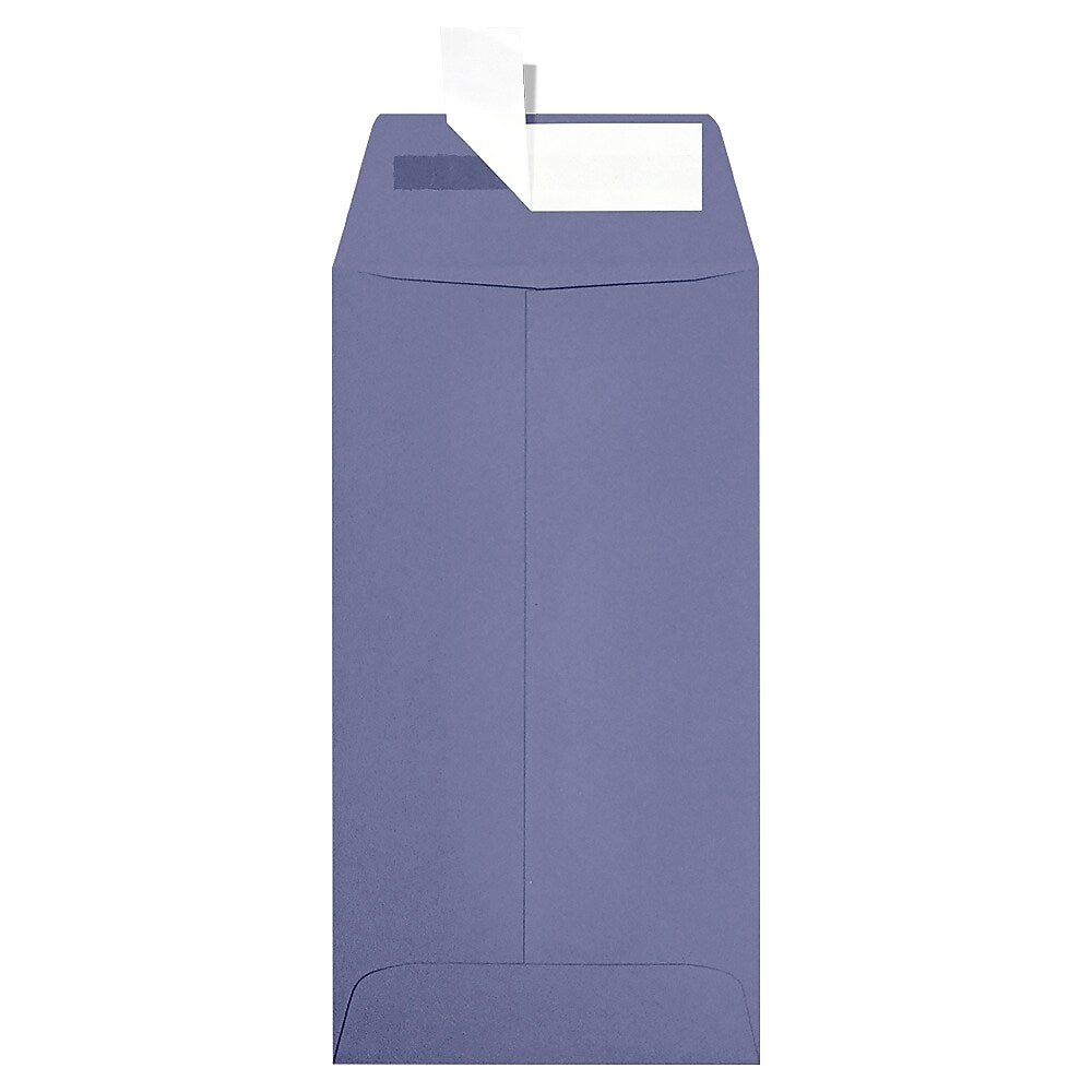 JAM Paper Self Seal #7 Coin Envelopes, 3 1/2" x 6 1/2", Purple, 500/Pack (7CO-106-500)