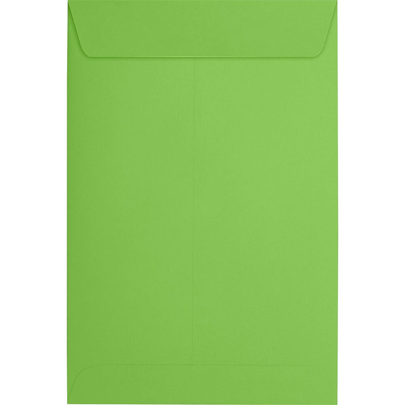JAM Paper 6 x 9 Open End Envelopes, Peel & Press, Limelight Green, 500 Pack (1644-101-500)