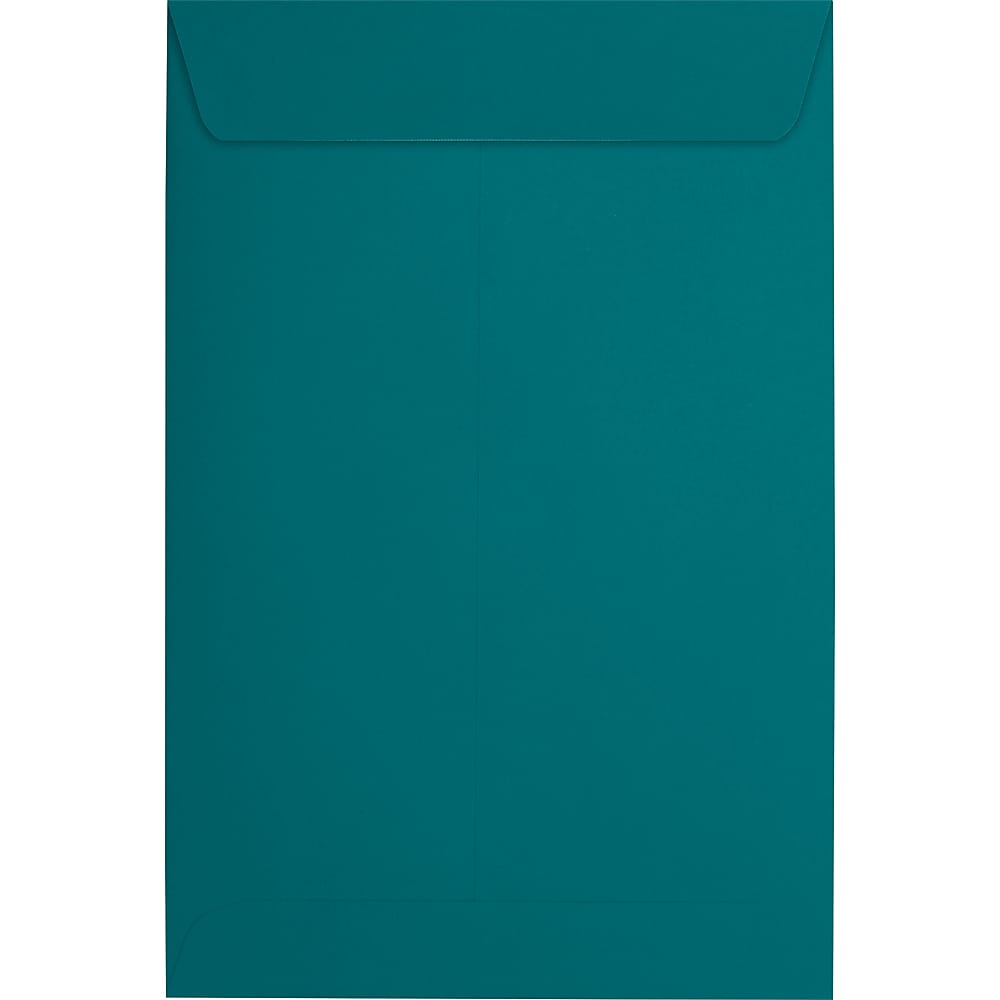 JAM Paper 6 x 9 Open End Envelopes ,Teal Blue , 50 Pack, Teal Blue (EX1644-25-50)