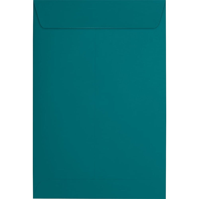JAM Paper 6 x 9 Open End Envelopes ,Teal Blue , 50 Pack, Teal Blue (EX1644-25-50)