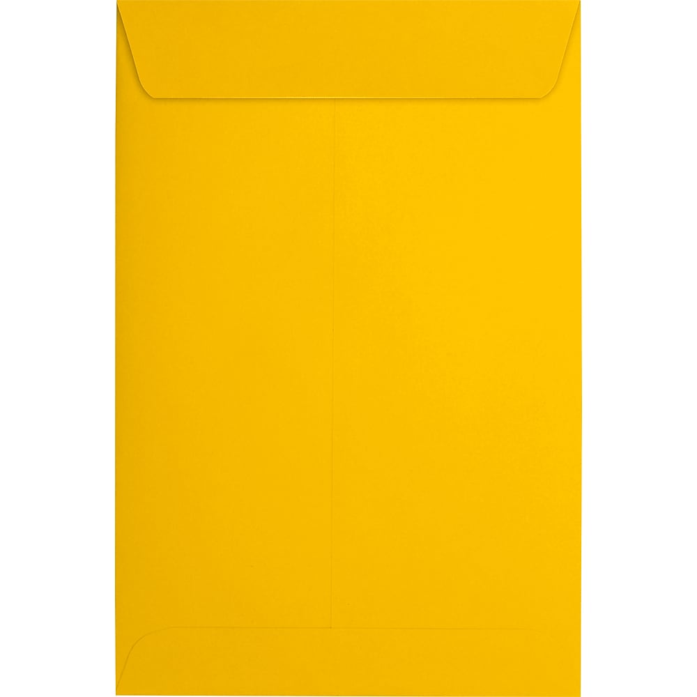 JAM Paper 6 x 9 Open End Envelopes, Sunflower, 250/Pack (EX1644-12-250)