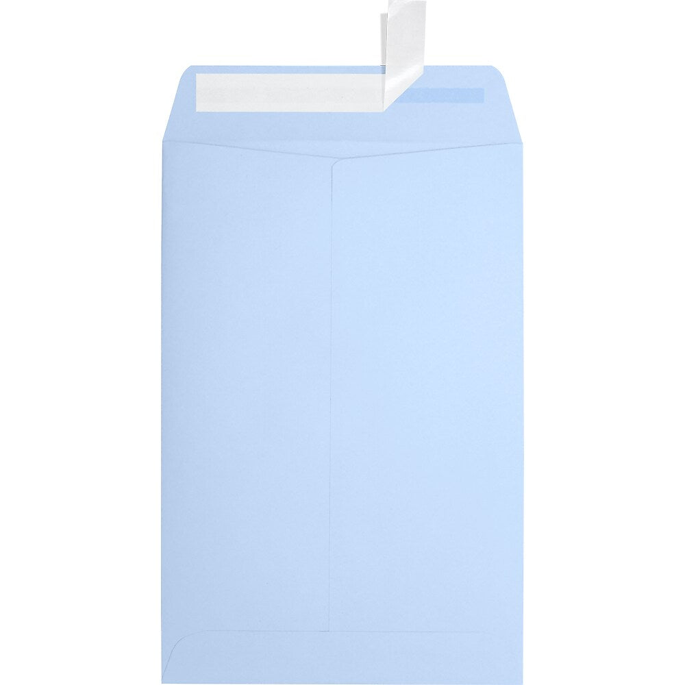 JAM Paper 6 x 9 Open End Envelopes, Baby Blue, 500/Pack (EX1644-13-500)