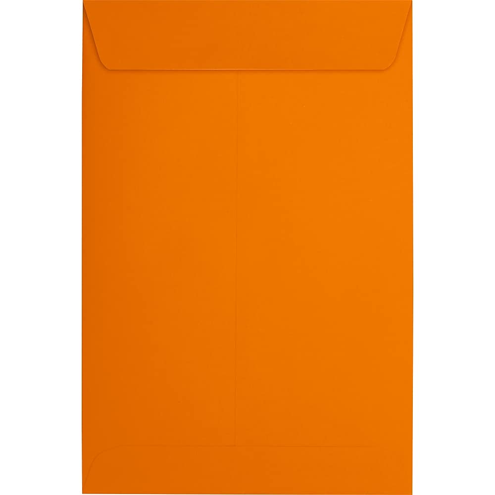 JAM Paper 6 x 9 Open End Envelopes, Mandar,Orange, 250/Pack (EX1644-11-250)