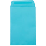 JAM Paper 6 x 9 Open End Envelopes ,Pool , 50 Pack, Blue (LUX-1644-102-50)