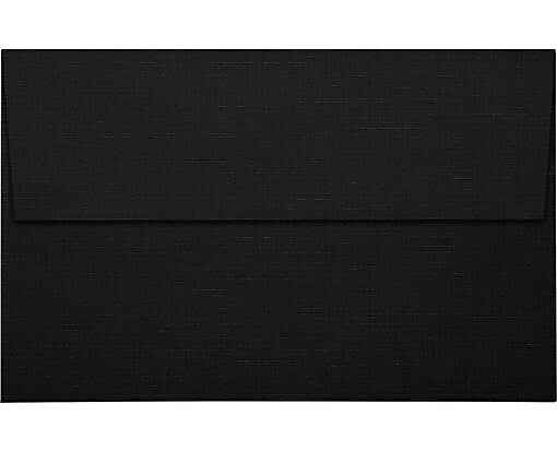 JAM Paper A10 Invitation Envelope, Black Linen, w Peel and Press Seal, 250 Pack, 6 x 9 1/2", Black (4590-BLI-250)