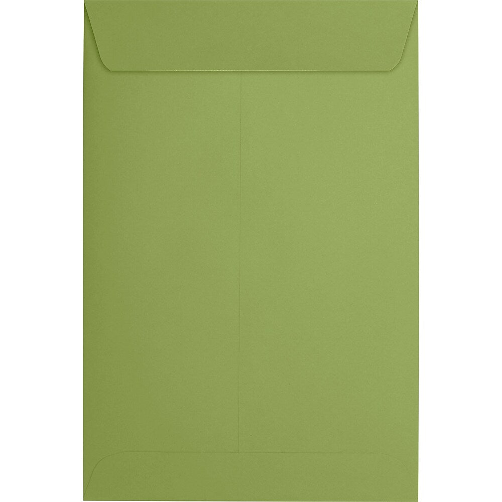 JAM Paper 6 x 9 Open End Envelopes, Avocado, 500/Pack (EX1644-27-500)