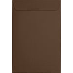 JAM Paper 6 x 9 Open End Envelopes, Chocolate Brown, 250/Pack (EX1644-17-250)