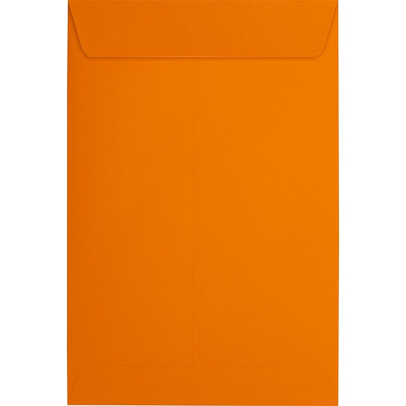 JAM Paper 6 x 9 Open End Envelopes, Peel & Press, Mandarin Orange, 500/Pack (EX1644-11-500)