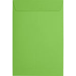 JAM Paper 6 x 9 Open End Envelopes ,Limelight , 50 Pack, Green (LUX-1644-101-50)