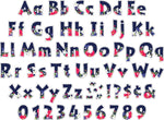 Barker Creek Petals & Prickles  4" Letters and Numbers, Multicolored, 765/Pack (4318)