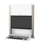Ergotron CareFit Adjustable Mounts, Up to 27" Monitor, White (61-367-030)