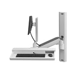 Ergotron CareFit Combo Adjustable Monitor Mount, Up to 27" Monitor, White (45618251)