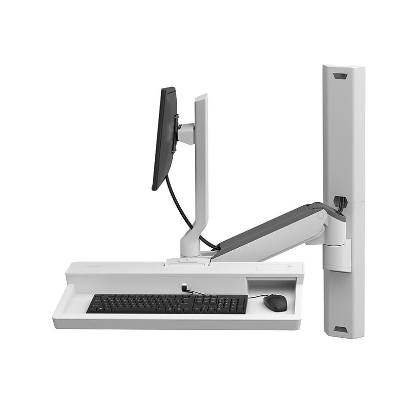 Ergotron CareFit Combo Adjustable Monitor Mount, Up to 27" Monitor, White (45618251)