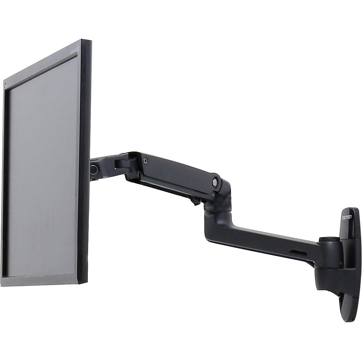 Ergotron LX Adjustable 1 Arm Wall Mount, Up to 34" Monitor, Matte Black (45243224)