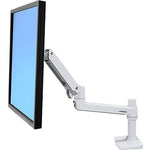 Ergotron LX Adjustable Desk Mount LCD Monitor Mounting Arm, 32" Screen Support, White (45-490-216)