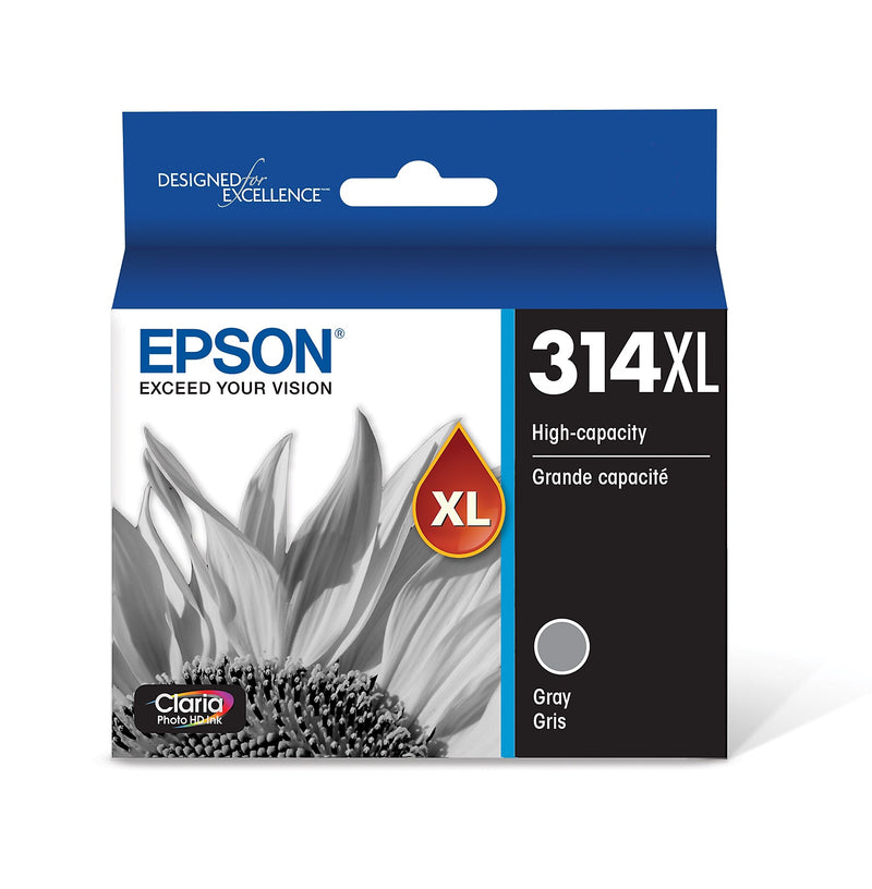 Epson T314XL Gray High Yield Ink Cartridge