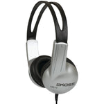 Koss UR10 Stereo Over-Ear Headphones, Black/Silver (UR10 HB)