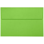 JAM Paper A8 Self Seal Invitation Envelopes, 5 1/2" x 8 1/8", Limelight Green, 250/Pack (4885-101-250)