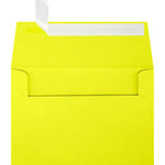 JAM Paper A4 Self Seal Invitation Envelopes, 4 1/4" x 6 1/4", Citrus Yellow, 500/Pack (4872-L20-500)