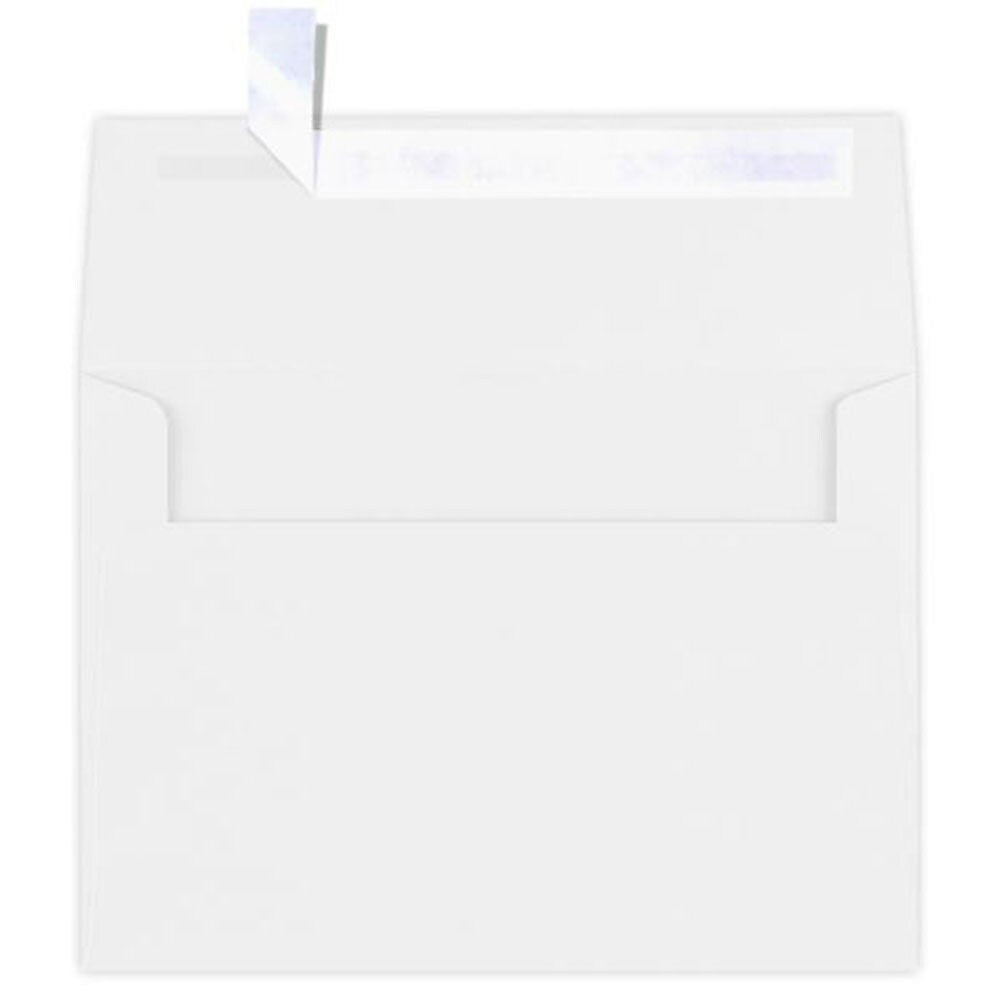 JAM Paper A7 Self Seal Invitation Envelopes, 5 1/4" x 7 1/4", Bright White, 1000/Pack (FE4580-05-1M)