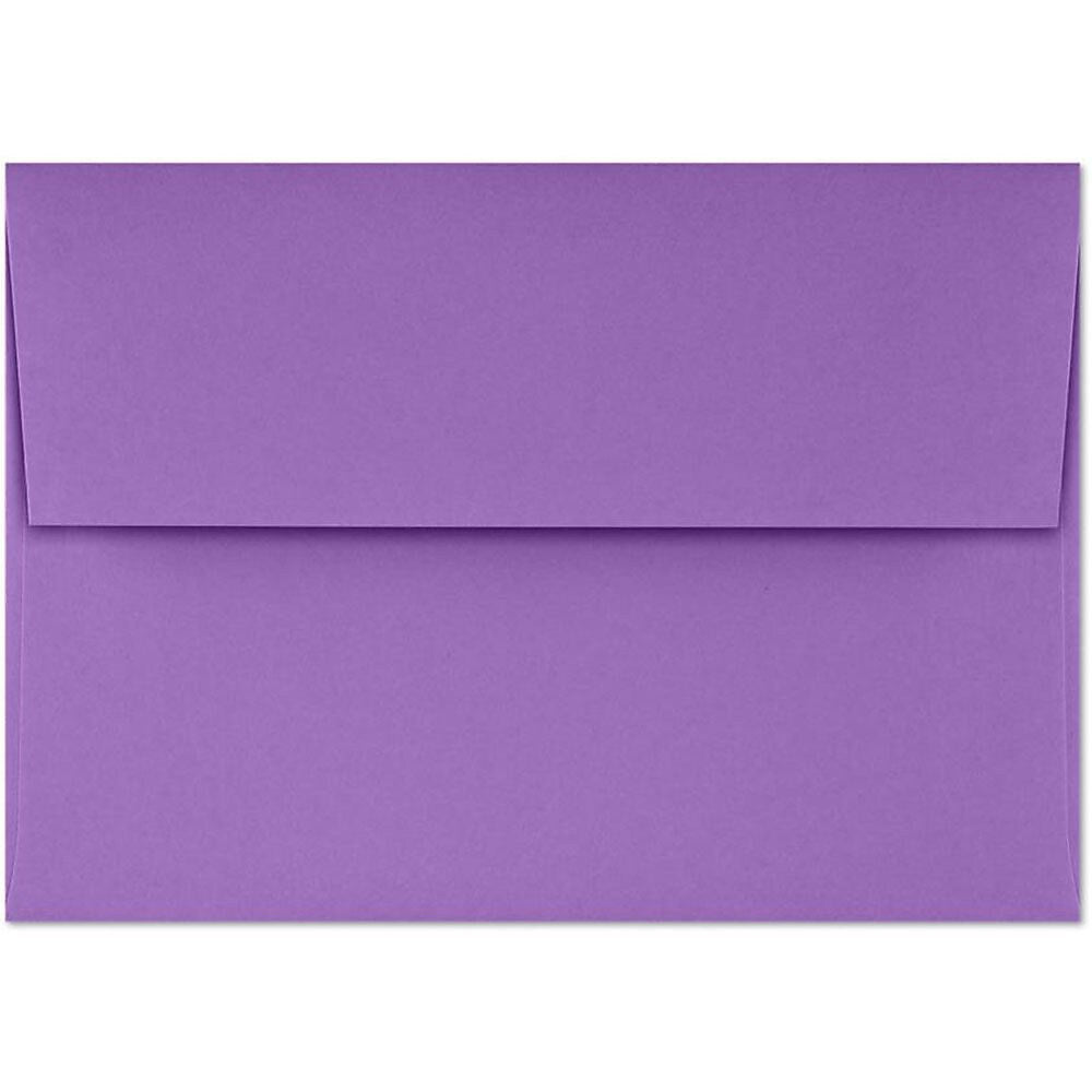 JAM Paper A1 Self Seal Invitation Envelopes, 3 5/8" x 5 1/8", Violet Purple, 250/Pack (4865-17-250)