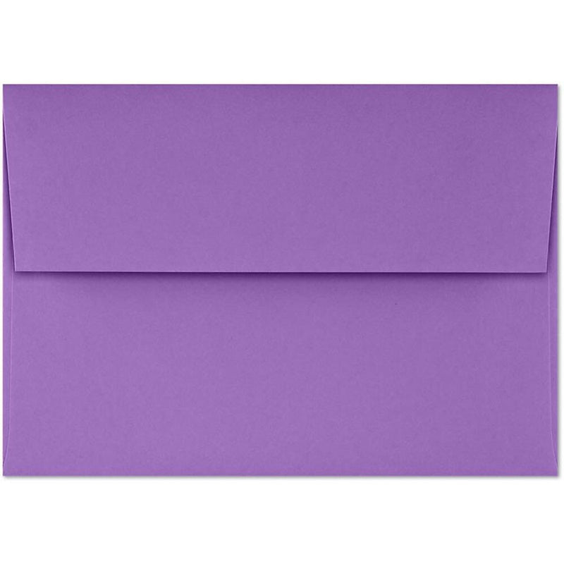 JAM Paper A1 Self Seal Invitation Envelopes, 3 5/8" x 5 1/8", Violet Purple, 50/Pack (4865-17-50)