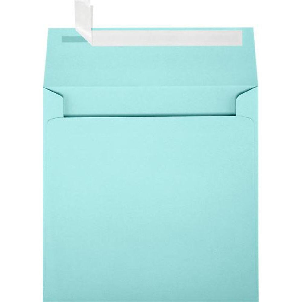 JAM Paper Self Seal Invitation Envelopes, 5 1/4" x 5 1/4", Seafoam Green, 250/Pack (8510-113-250)