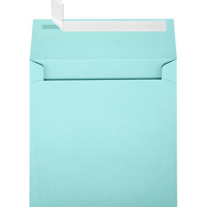 JAM Paper Self Seal Invitation Envelopes, 5 1/4" x 5 1/4", Seafoam Green, 250/Pack (8510-113-250)