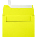 JAM Paper A4 Self Seal Invitation Envelopes, 4 1/4" x 6 1/4", Citrus Yellow, 250/Pack (4872-L20-250)