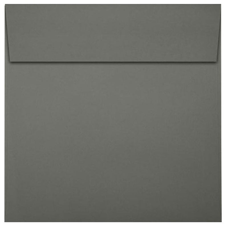 JAM Paper Self Seal Invitation Envelopes, 5 1/4" x 5 1/4", Smoke Gray, 50/Pack (8510-22-50)