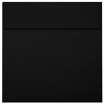 JAM Paper Self Seal Invitation Envelopes,  5 1/4" x 5 1/4", Midnight Black, 250/Pack (LUX-8510-B-250)