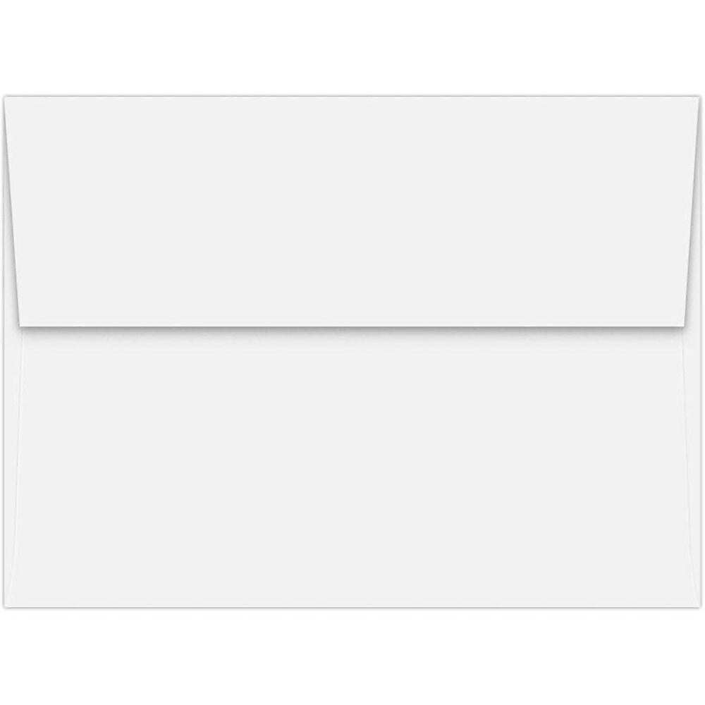 JAM Paper A7 Self Seal Invitation Envelopes, 5 1/4" x 7 1/4", White, 50/Pack (4980-201-50)