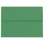 JAM Paper A4 Self Seal Invitation Envelopes, 4 1/4" x 6 1/4", Holiday Green, 50/Pack (LUX-4872-L17-50)