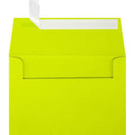 JAM Paper A4 Self Seal Invitation Envelopes,  4 1/4" x 6 1/4", Wasabi Green, 50/Pack (4872-L22-50)