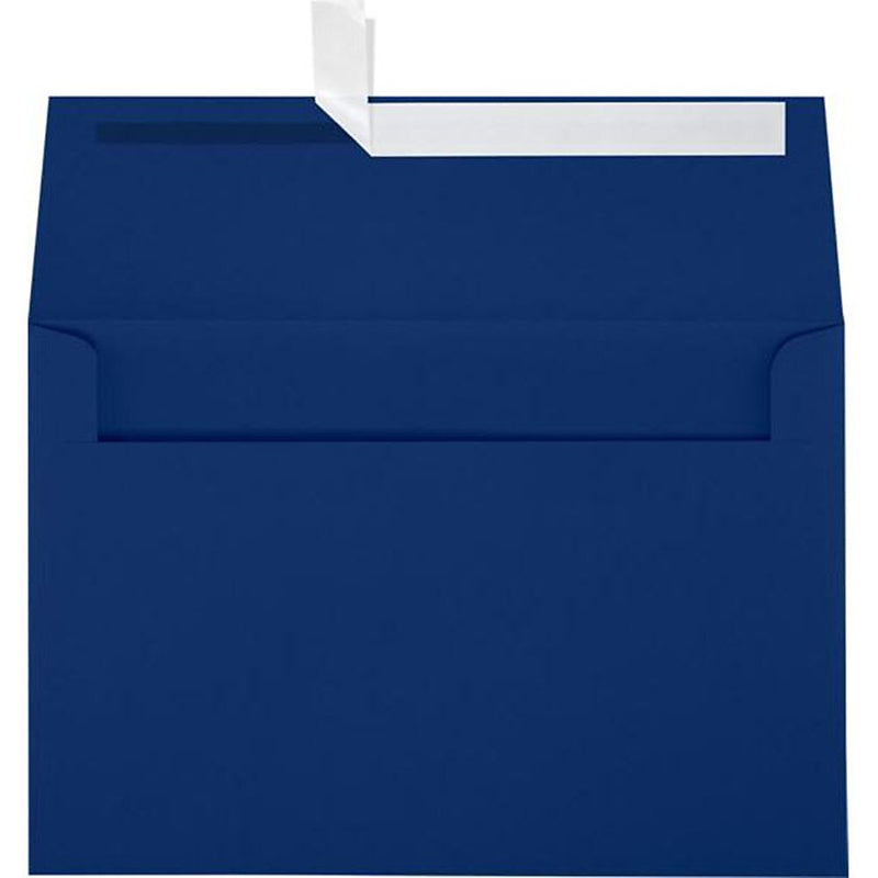 JAM Paper A8 Self Seal Invitation Envelopes, 5 1/2" x 8 1/8", Navy, 250/Pack (4885-103-250)