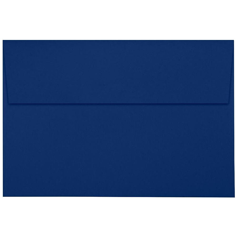 JAM Paper A8 Self Seal Invitation Envelopes, 5 1/2" x 8 1/8", Navy, 250/Pack (4885-103-250)