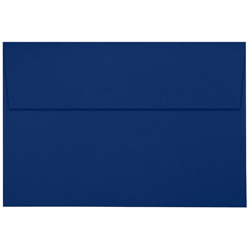 JAM Paper A8 Self Seal Invitation Envelopes, 5 1/2" x 8 1/8", Navy, 250/Pack (4885-103-250)
